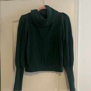 Dolan Deep Green Cowl Neck Sweater
